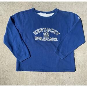 Kentucky Wildcats Sweatshirt Blue Crewneck College NCAA M